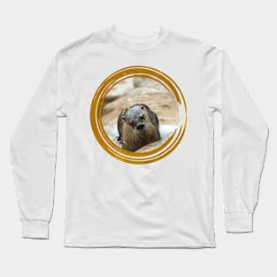 Otter Art Long Sleeve T-Shirt